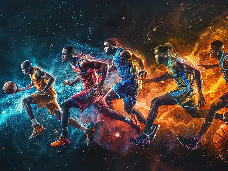 卧槽帅哦！杰伦格林赛前在狄龙的注视下上演单臂360扣篮！